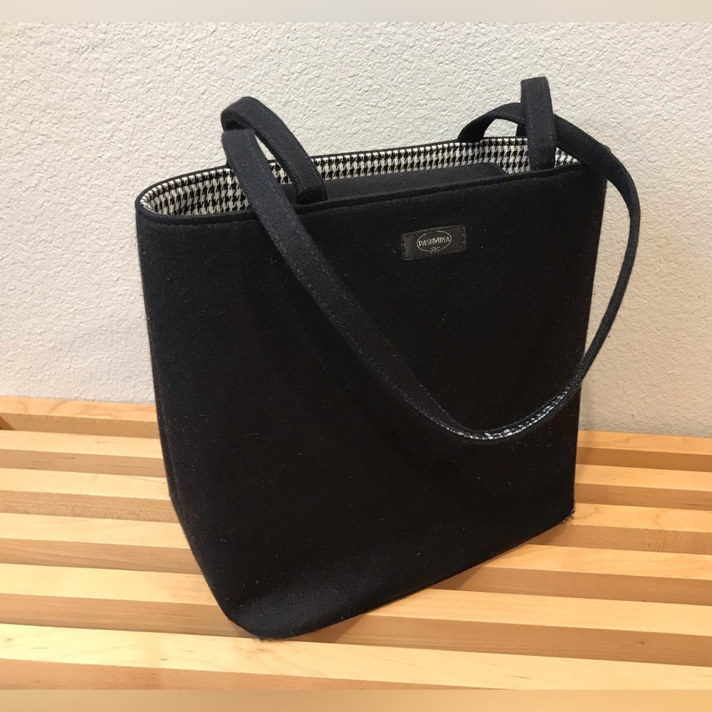Pashmina black tote